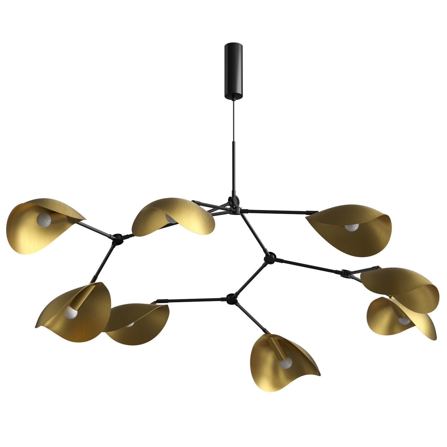 Stingray Chandelier 3D model_1