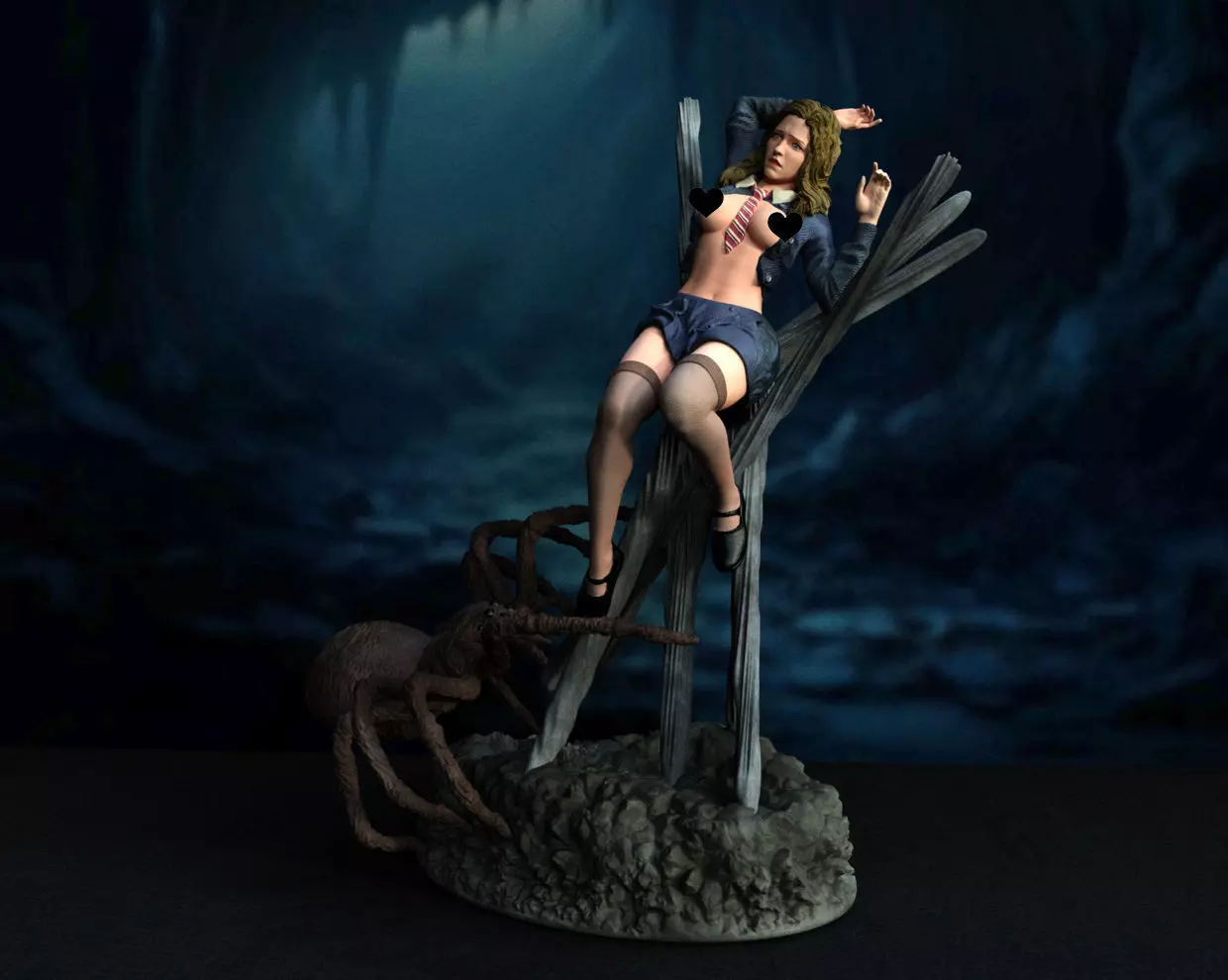 student trapped 3D print model_0