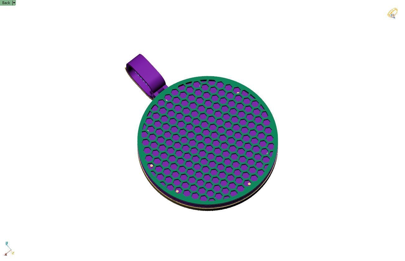 Custom  Picture Pendant  - Memory Picture diamond Necklace   3D print model_9