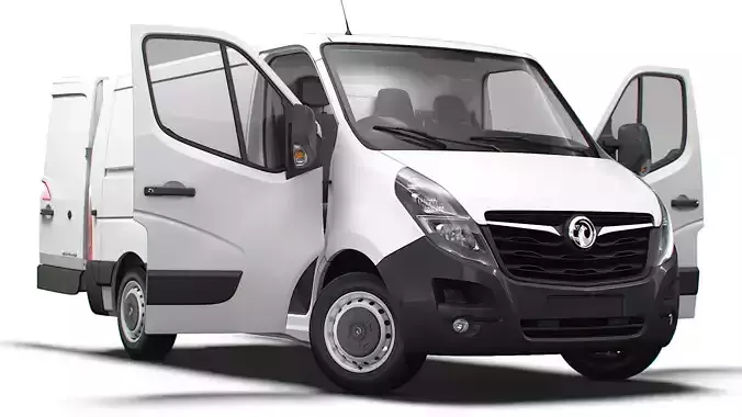 Vauxhall Movano Van L1H1 HQInterior 2021 3D model