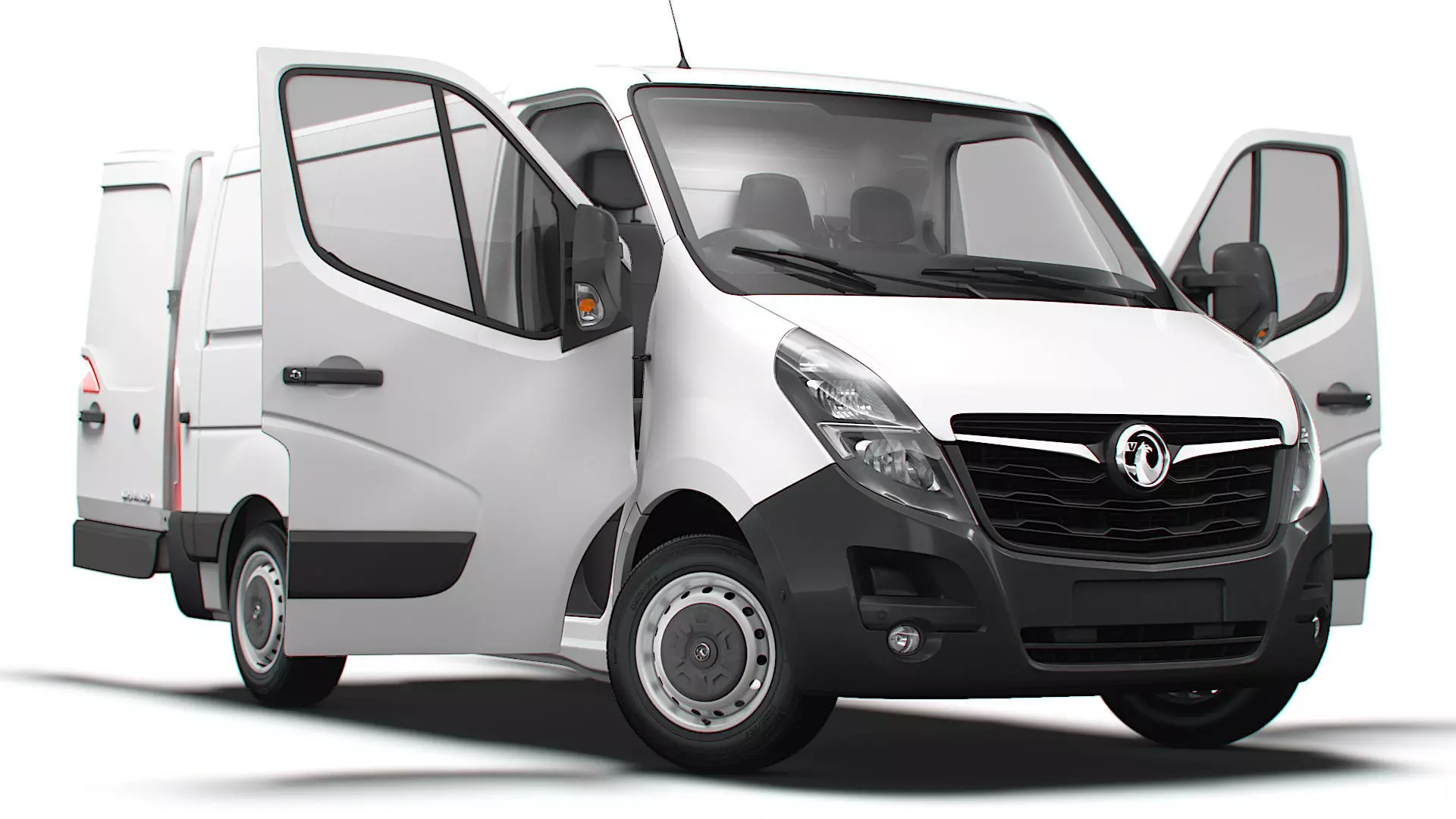 Vauxhall Movano Van L1H1 HQInterior 2021 3D model