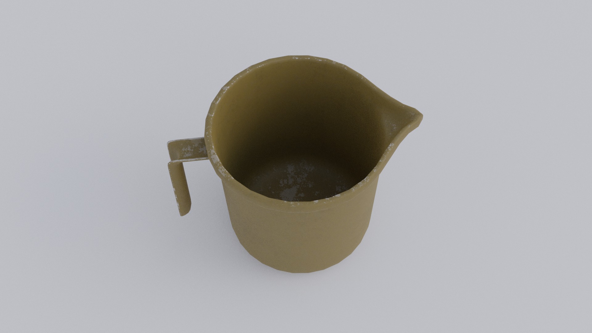 Plastic Mug Low-poly 3D model_5