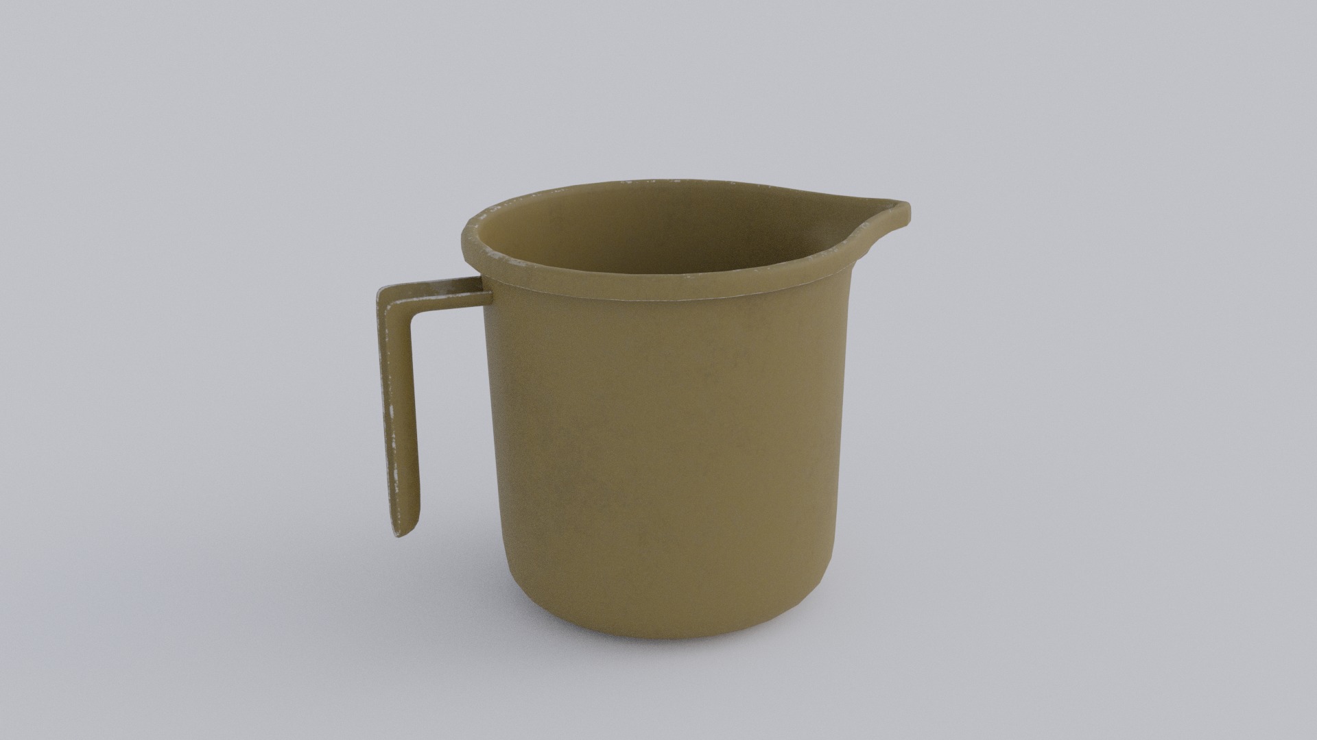 Plastic Mug Low-poly 3D model_4
