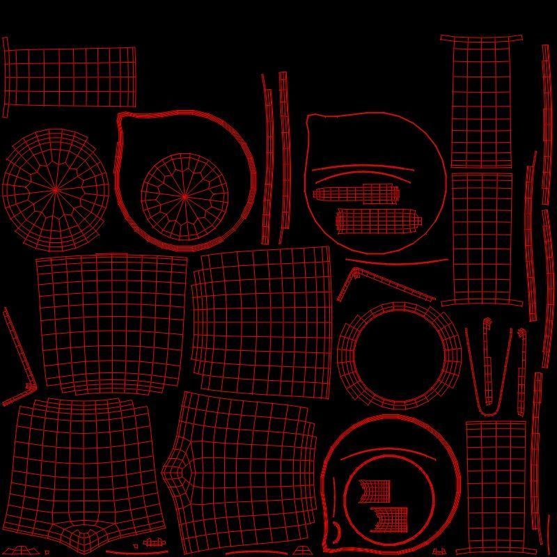 Plastic Mug Low-poly 3D model_7