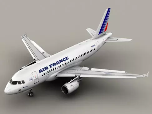 Airbus A319 Air France 3D model