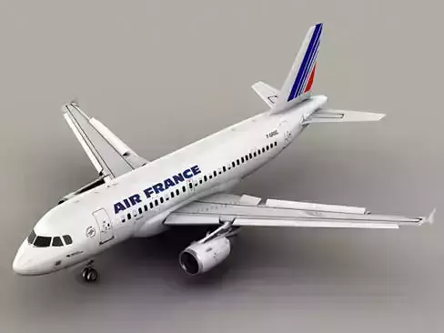  Airbus A319 Air France 3D model