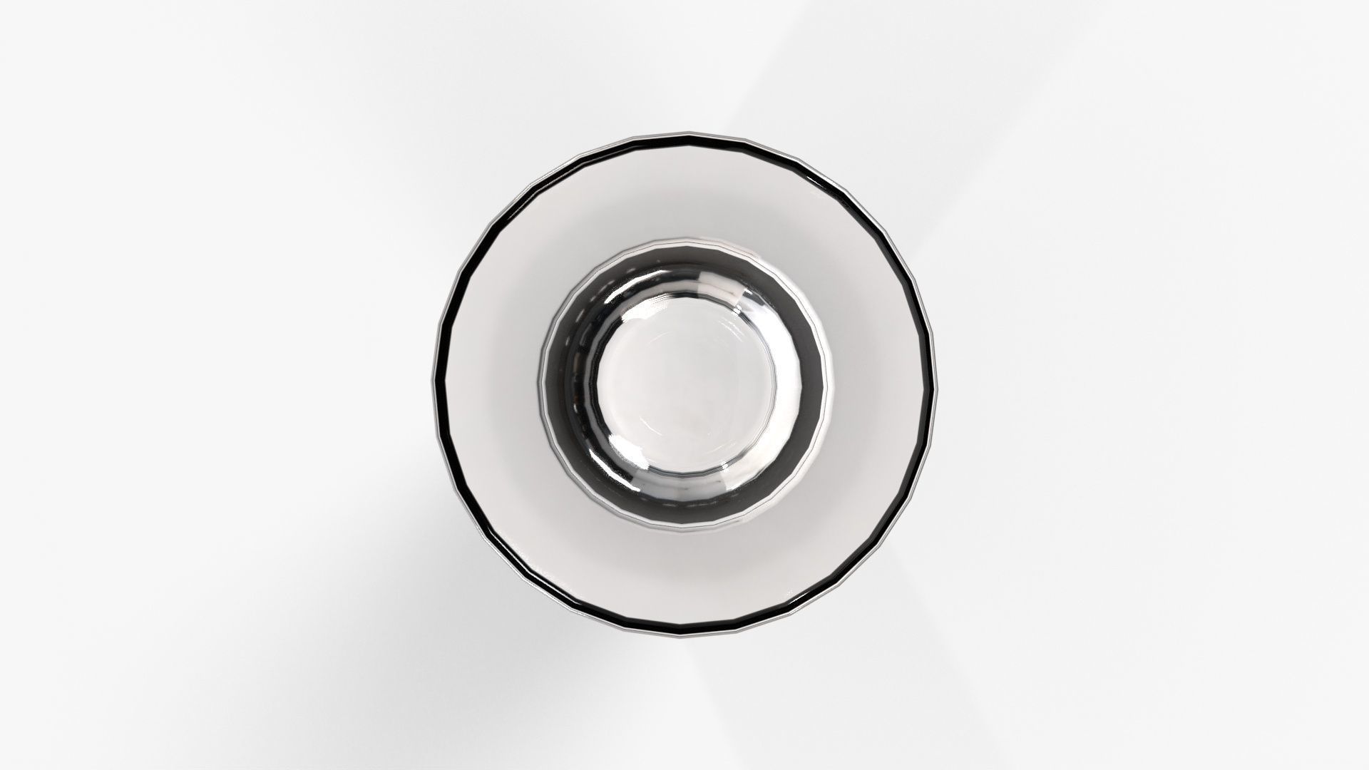 Shot Glass Low-poly 3D model_4