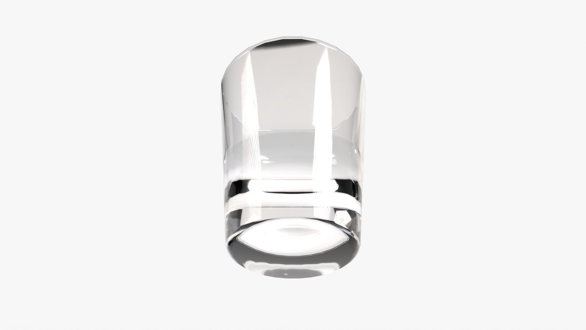 Shot Glass Low-poly 3D model_5