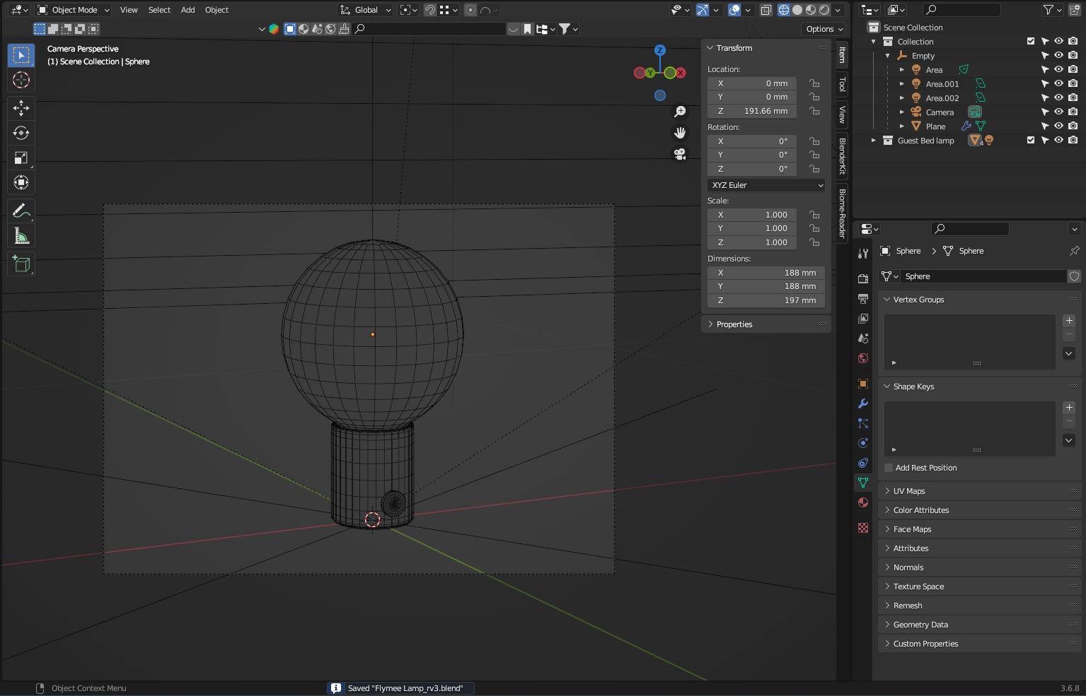 FLYMEe Table Lamp Free 3D model_3