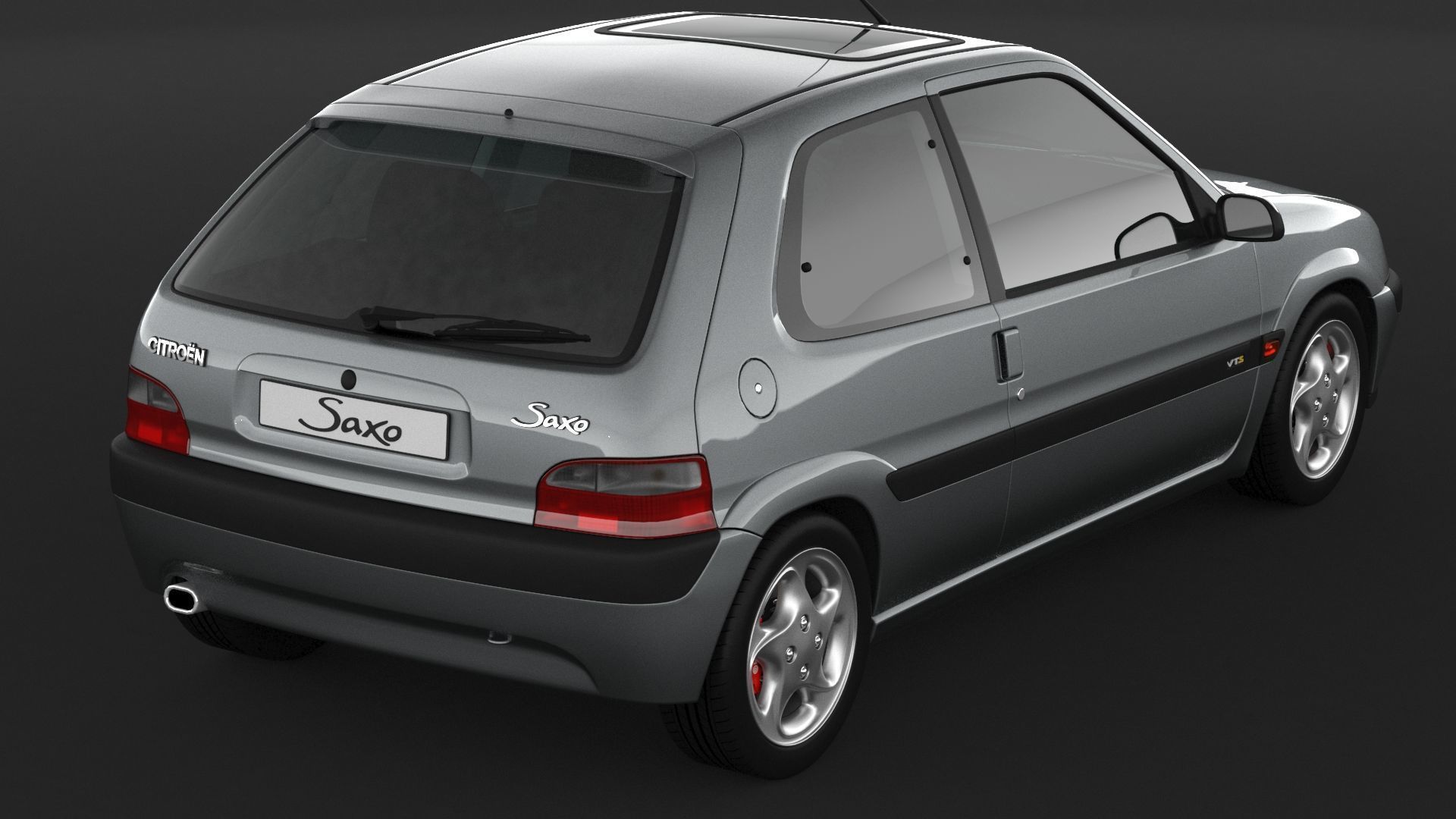 Citroen Saxo VTS 3D model_6