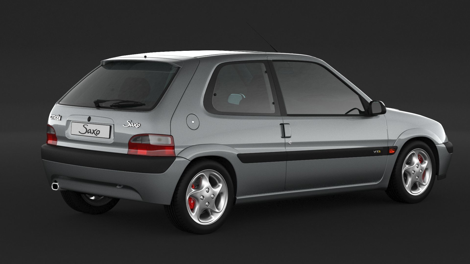 Citroen Saxo VTS 3D model_1