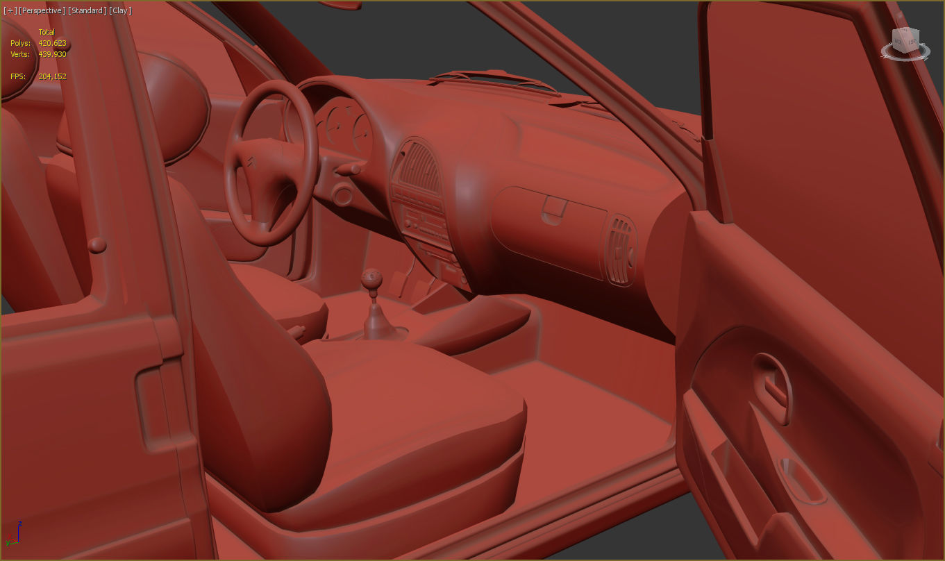 Citroen Saxo VTS 3D model_12