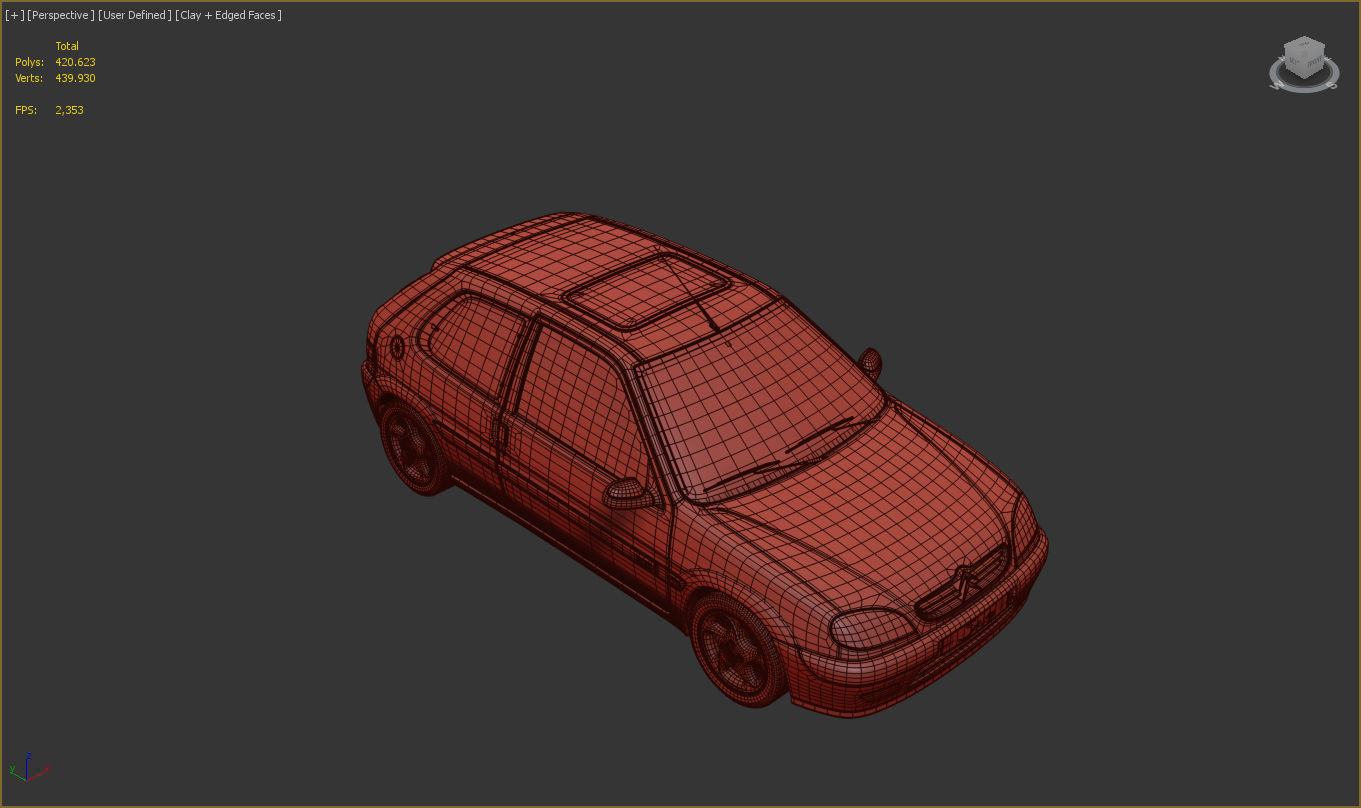 Citroen Saxo VTS 3D model_15