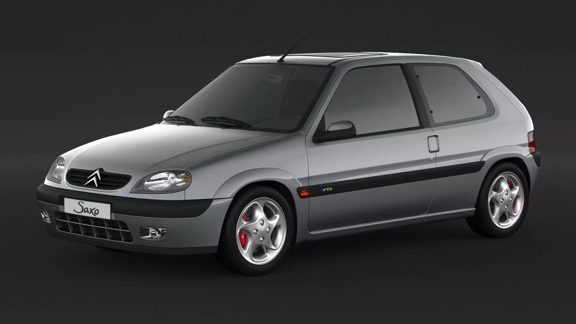 Citroen Saxo VTS 3D model_0