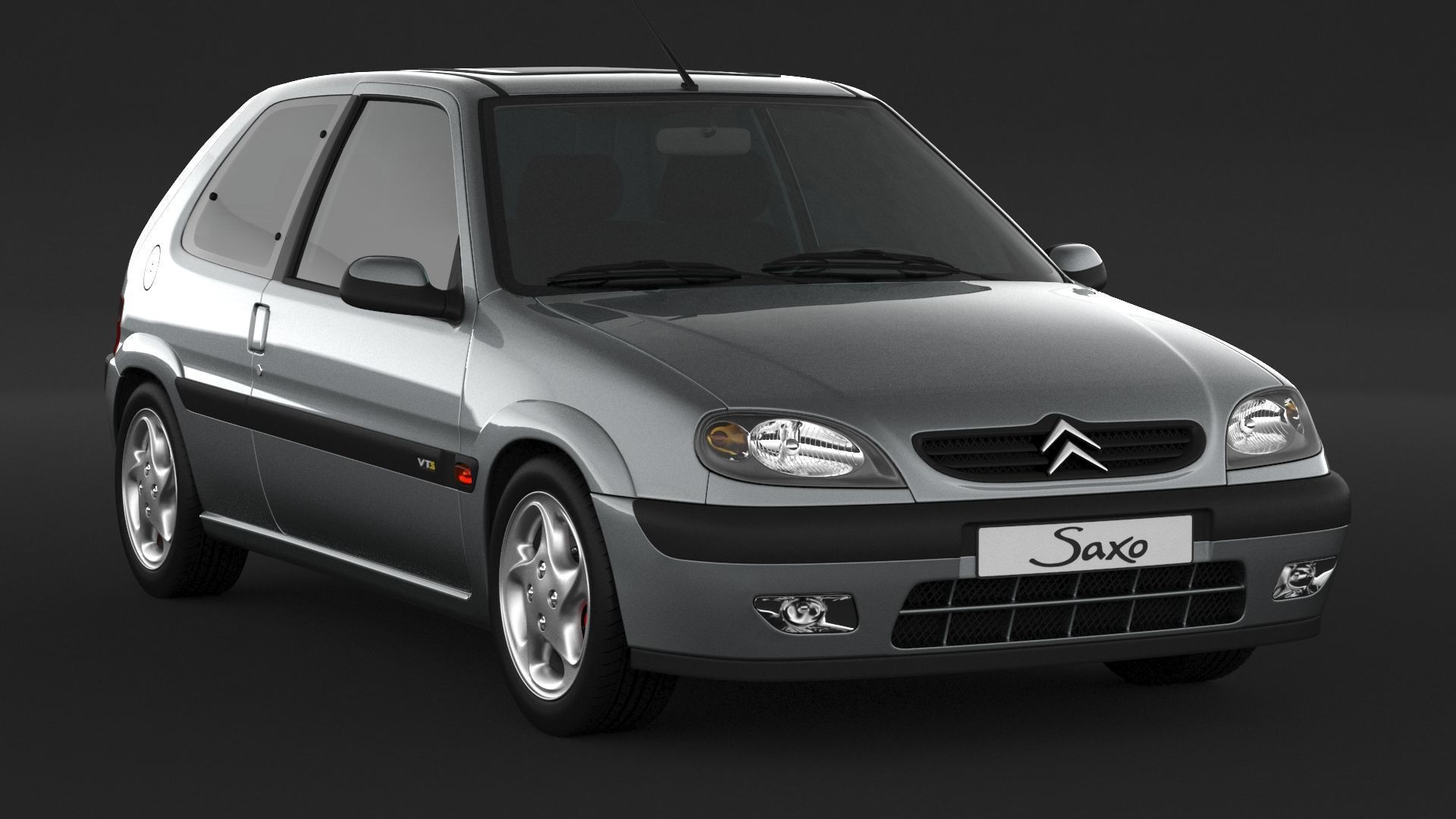 Citroen Saxo VTS 3D model_2