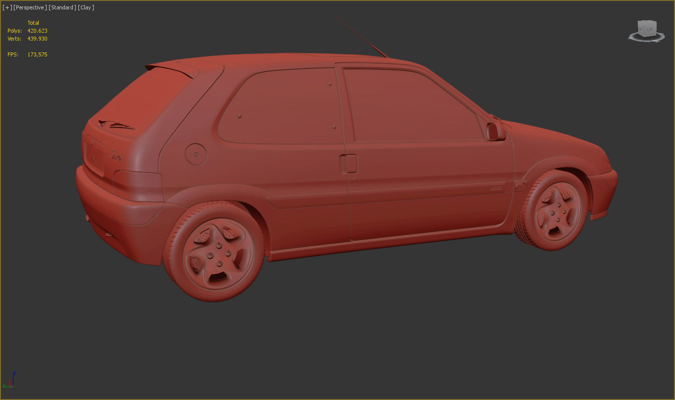 Citroen Saxo VTS 3D model_13