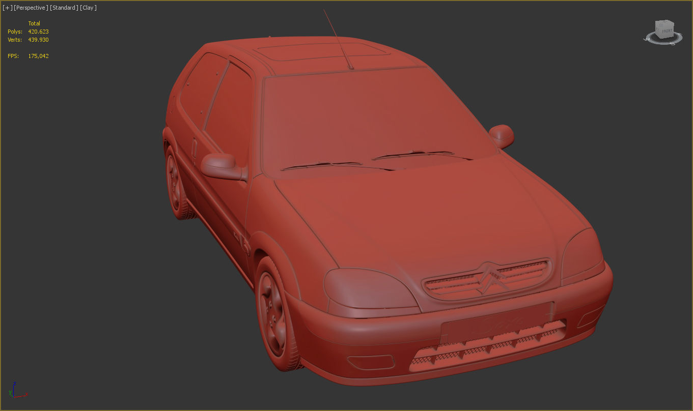 Citroen Saxo VTS 3D model_10