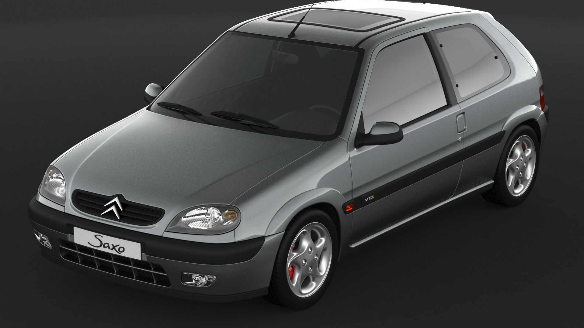 Citroen Saxo VTS 3D model_5