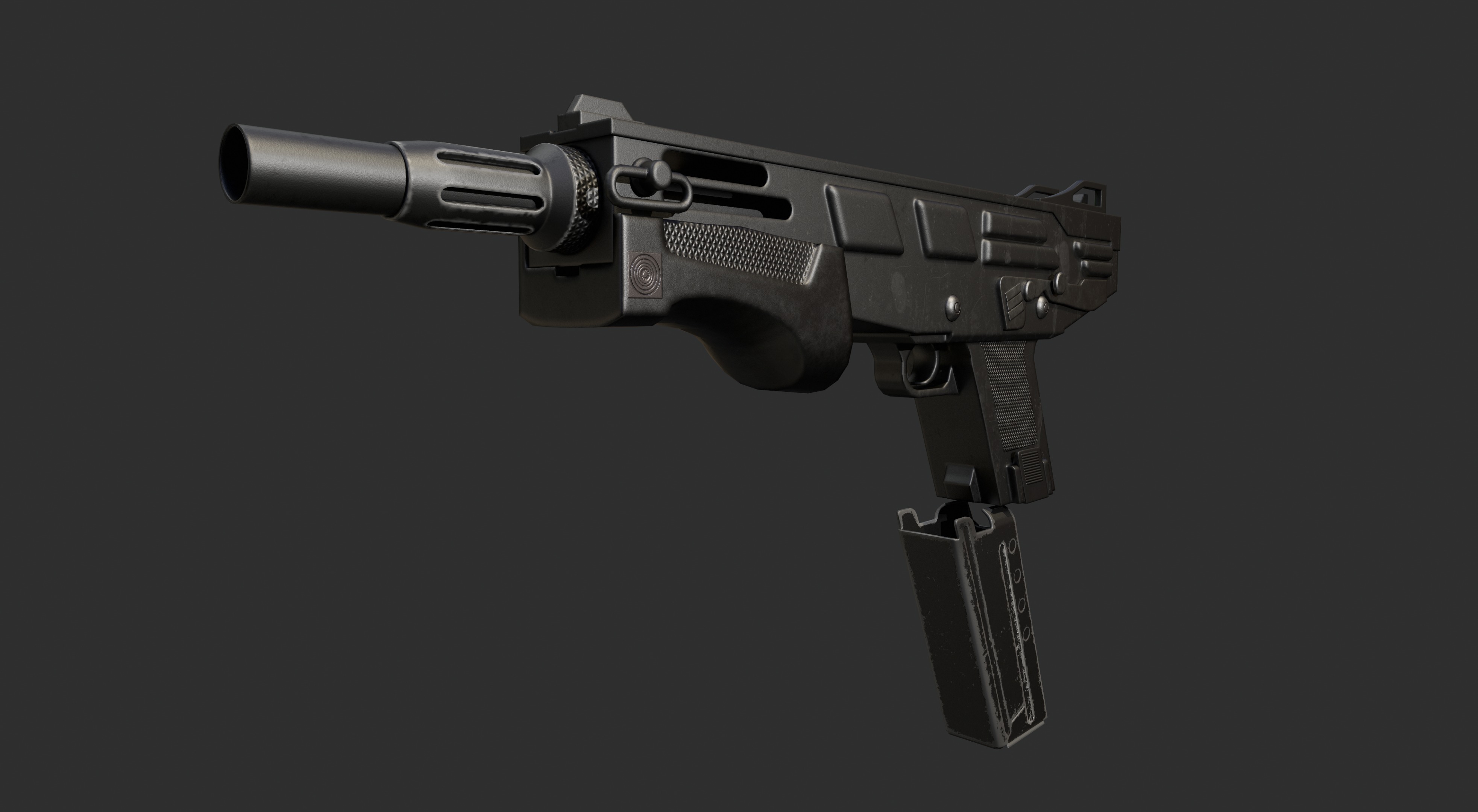 MAG 7 Shotgun Low-poly 3D model_18