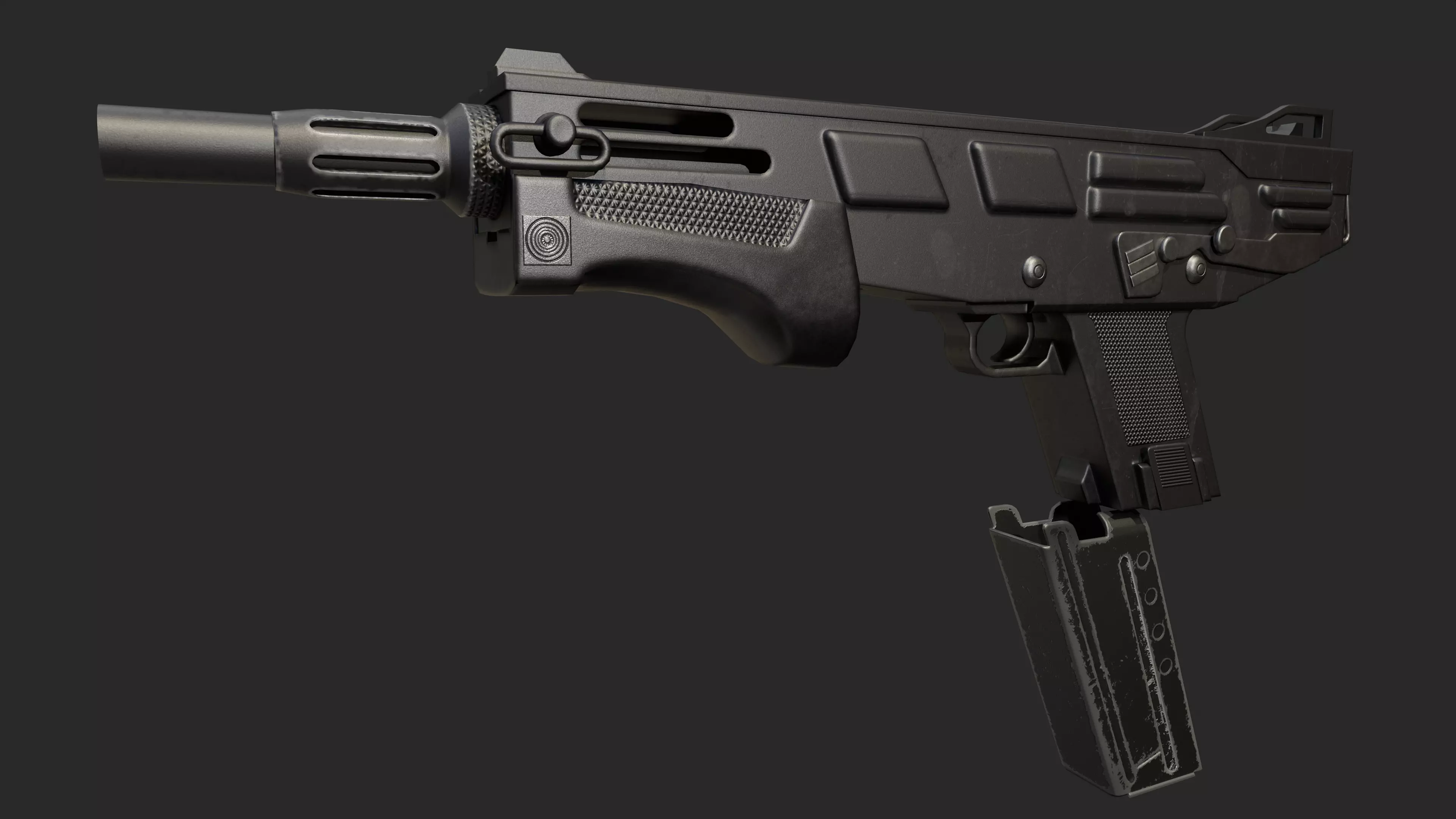 MAG 7 Shotgun Low-poly 3D model_0