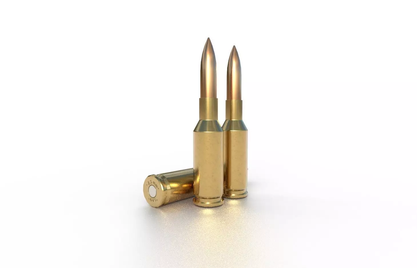 6 mm Norma Ammo Low-poly 3D model_0
