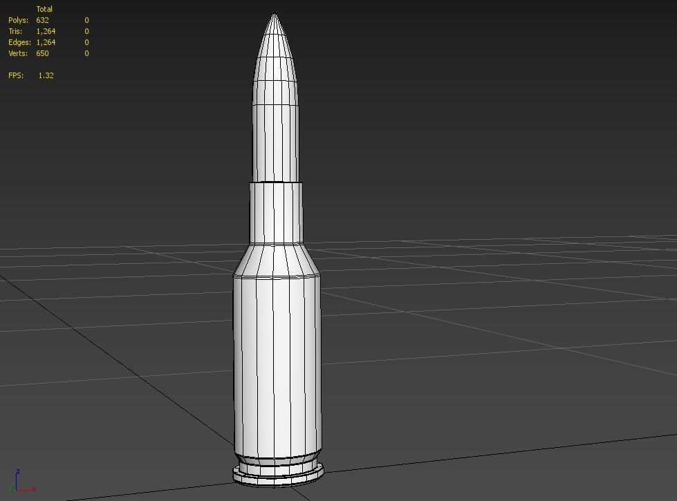 6 mm Norma Ammo Low-poly 3D model_5