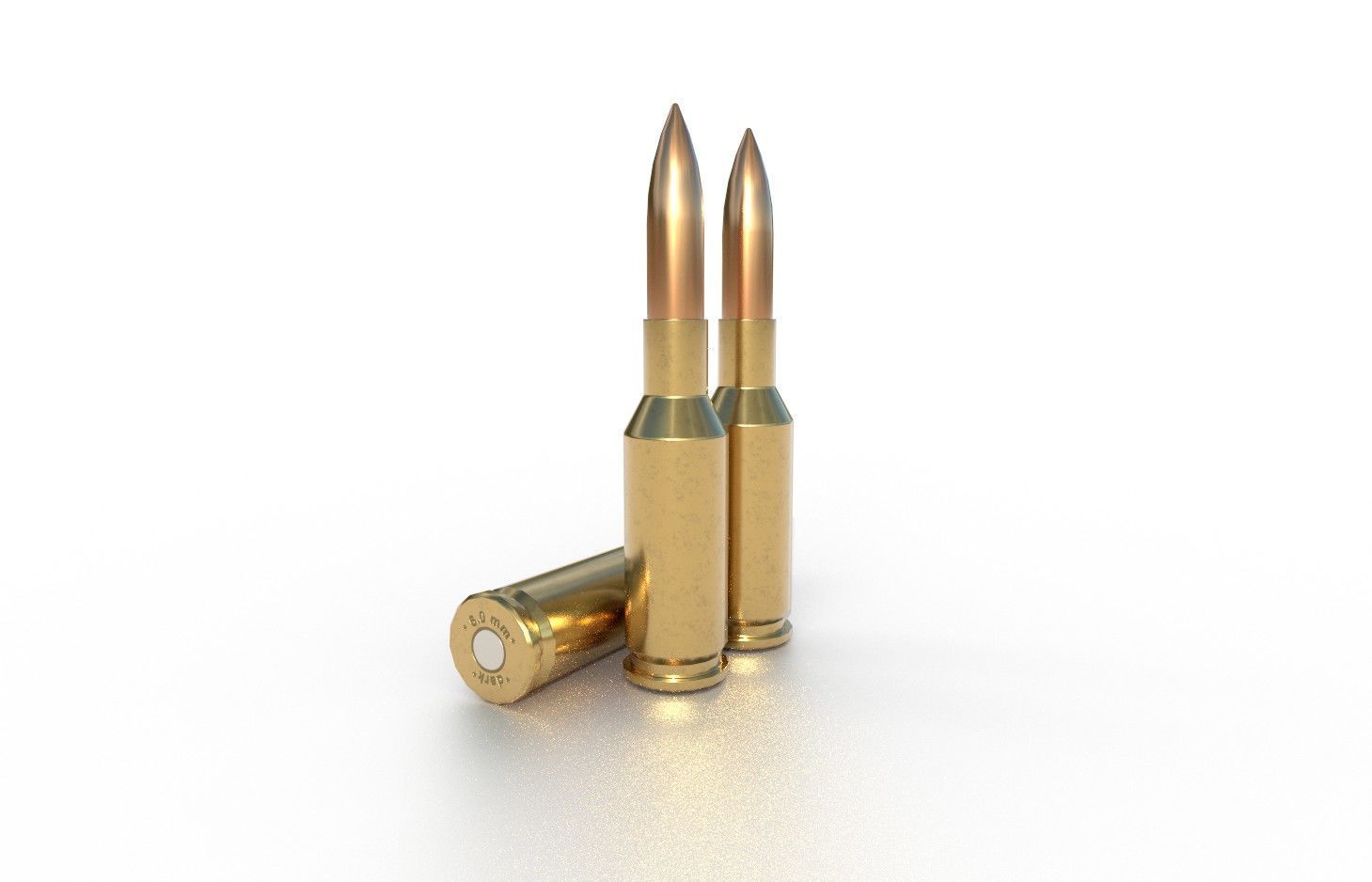 6 mm Norma Ammo Low-poly 3D model_3