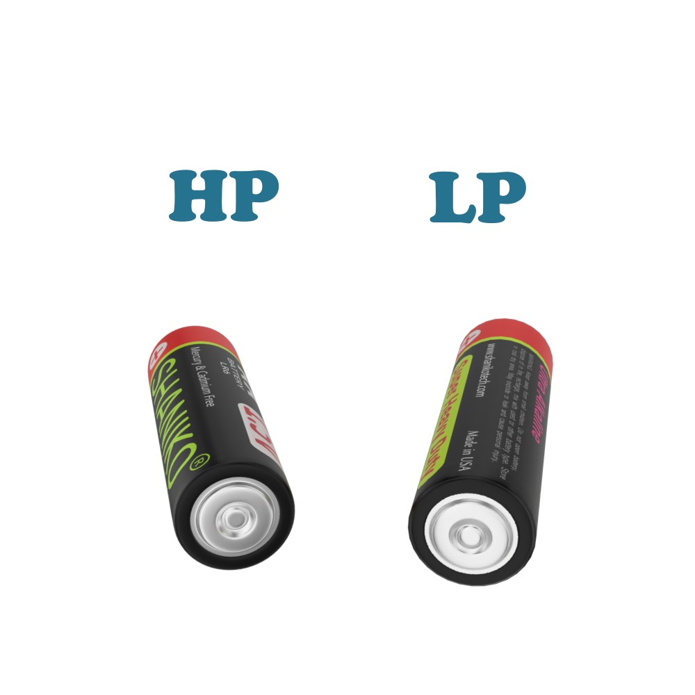 AA Battery Low-poly 3D model_2