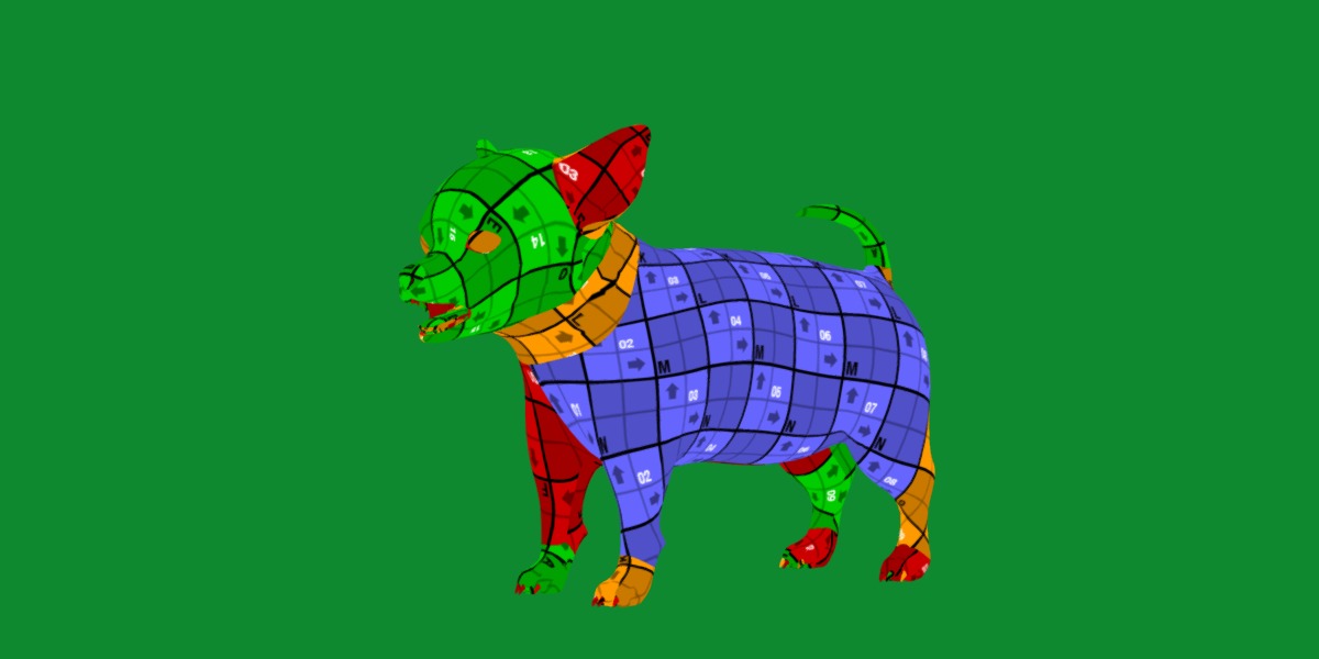 Short Haired Chihuahua Puppy Dog Low-poly 3D model_27