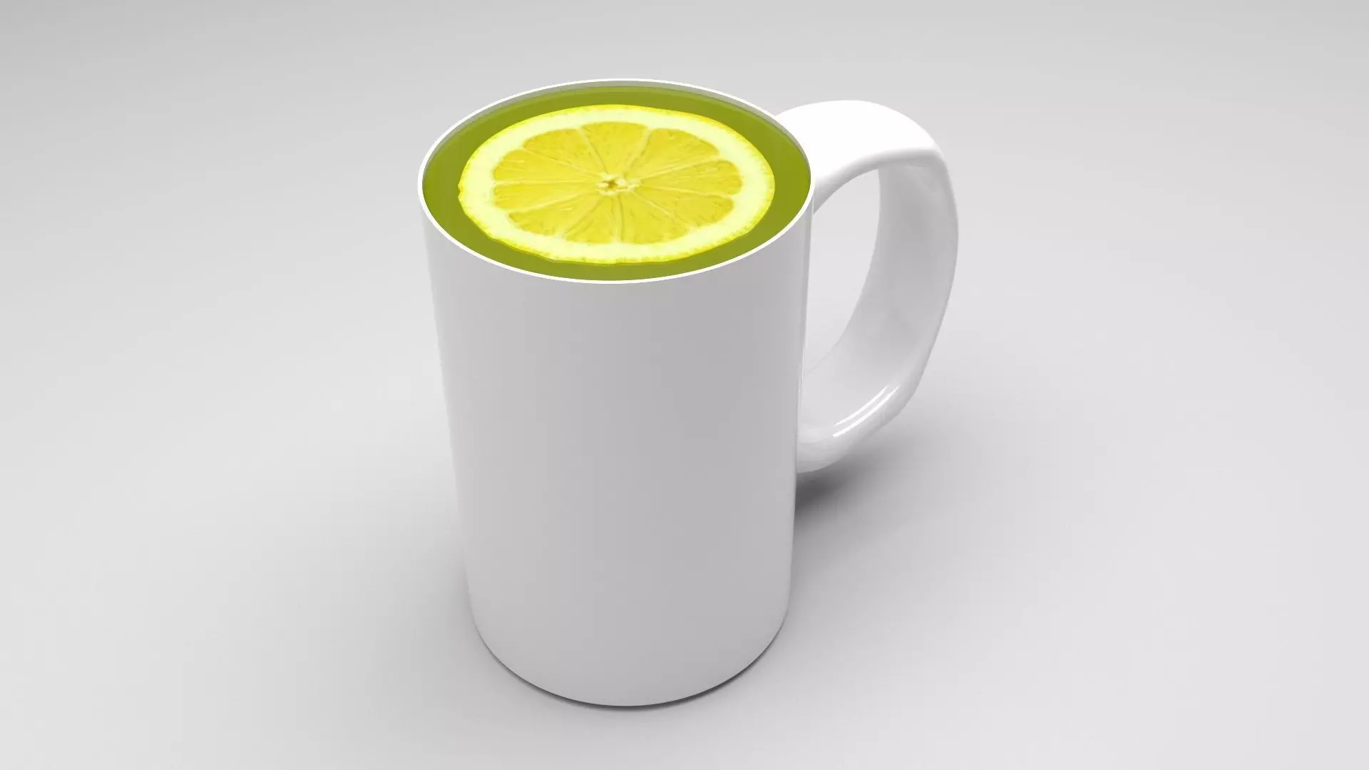 Tea With Lemon 3D model