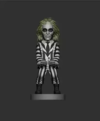 Beetlejuice joystick holder 3D print model