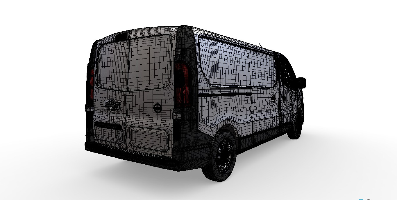 Nissan Nv300 Combi 2021 3D model_8