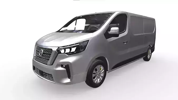 Nissan Nv300 Combi 2021 3D model Nissan Nv300 Combi 2021 3D model
