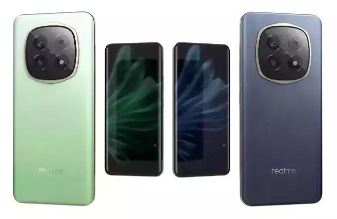 Realme P2 Pro 5G Eagle Grey And Parrot Green