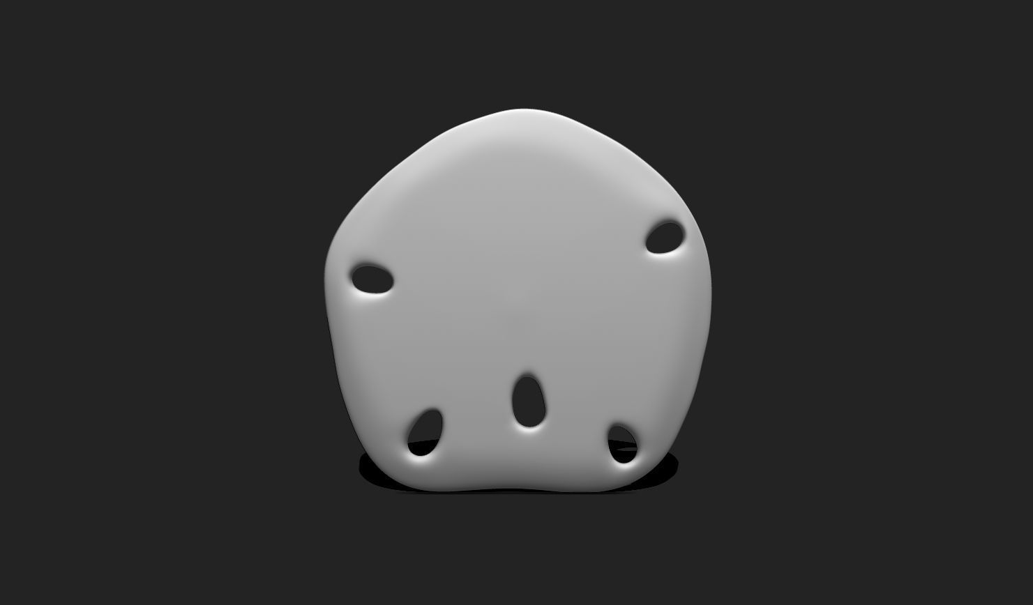 Sand Dollar 03 - Aquarium - Sea Life 3D print model_5
