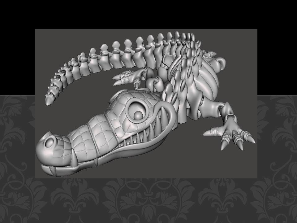  Animal Pack 04 3D Printable STL Jungle Farm Zoo Sea  3D print model_3