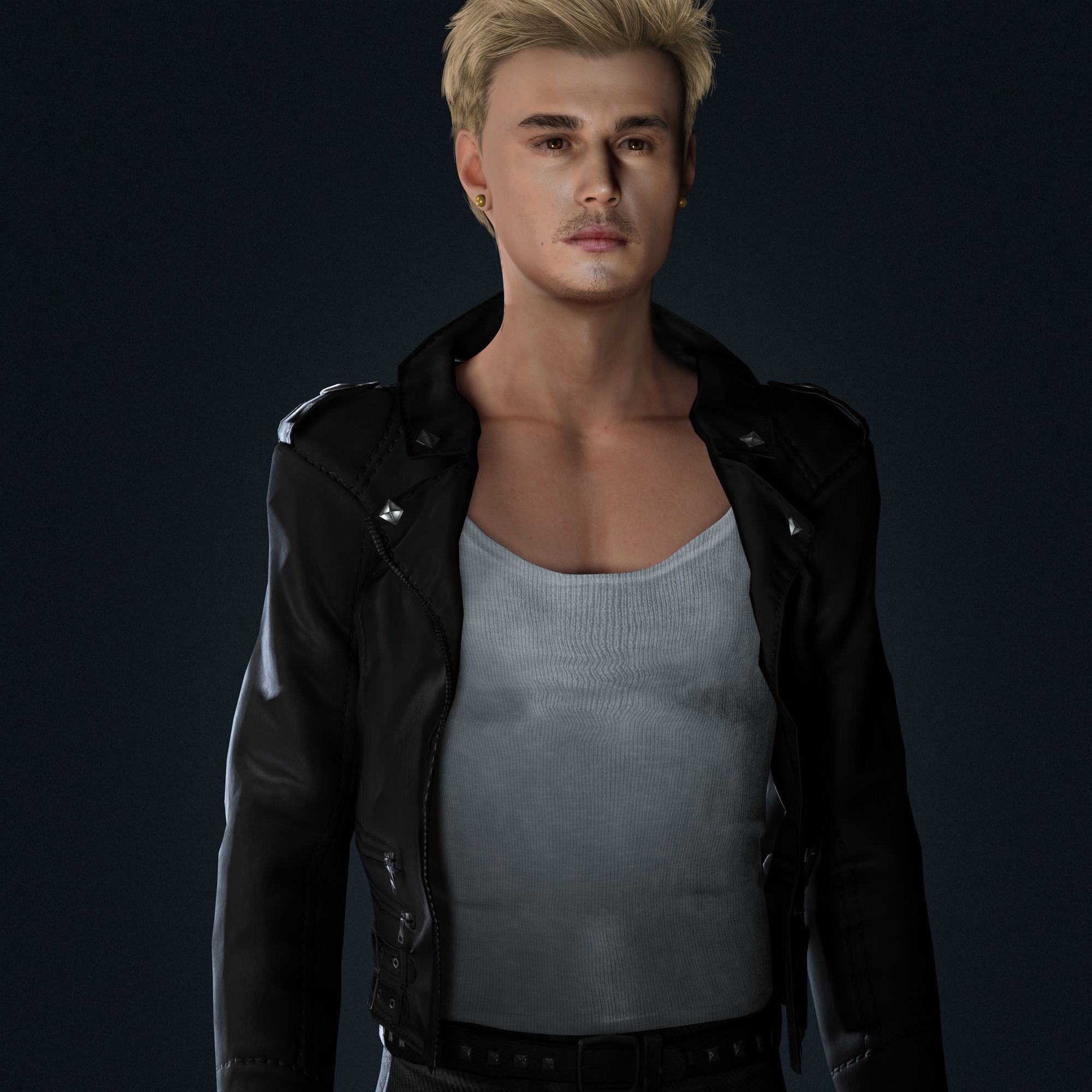 Justin Bieber 3D Model Low-poly Low-poly 3D model_11