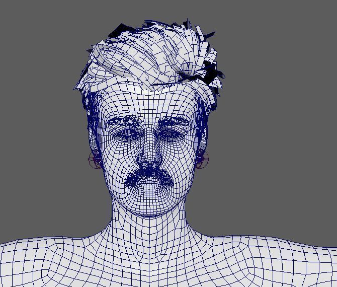 Justin Bieber 3D Model Low-poly Low-poly 3D model_16