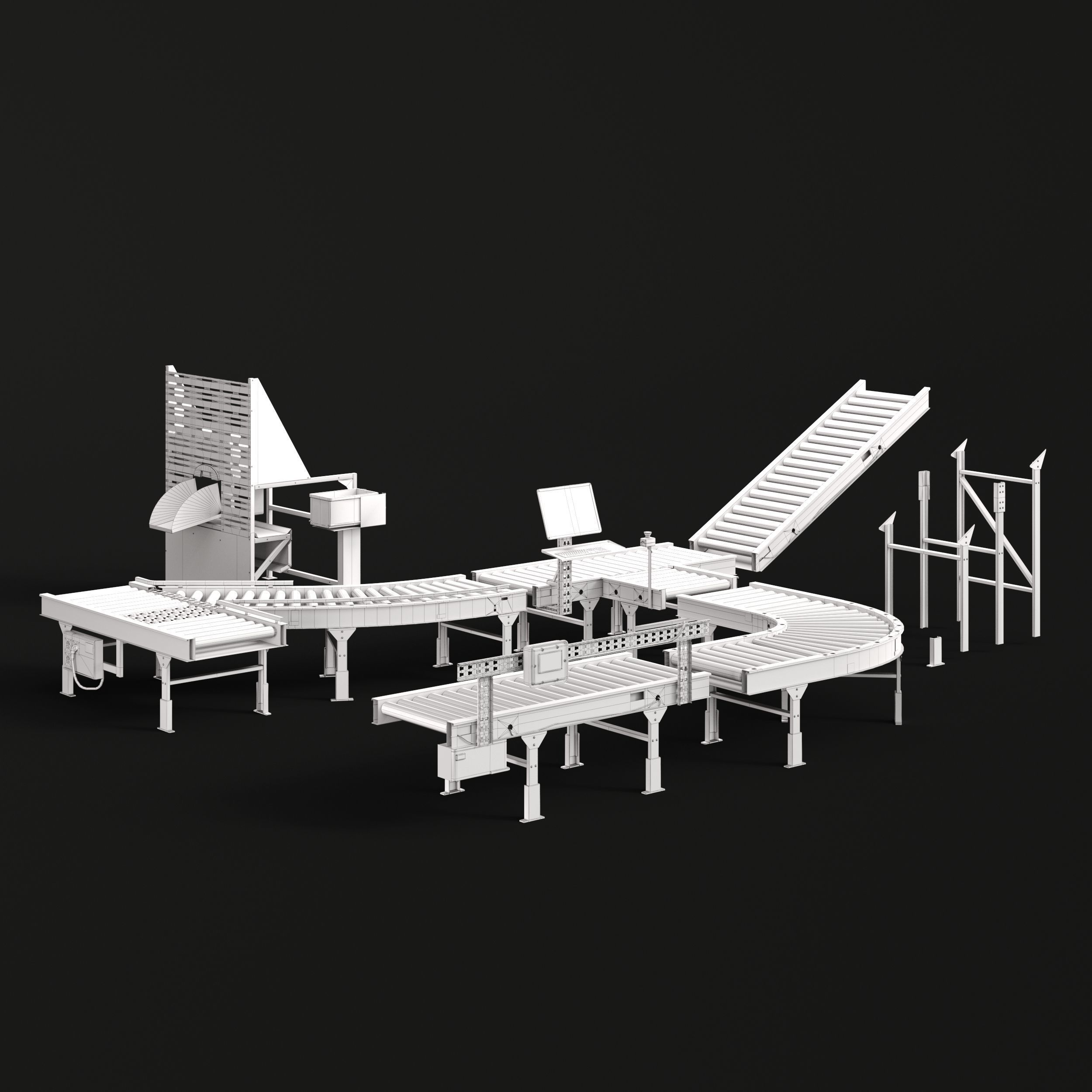 Archmodels vol 295 - factory and warehouse equipment 3D model_47