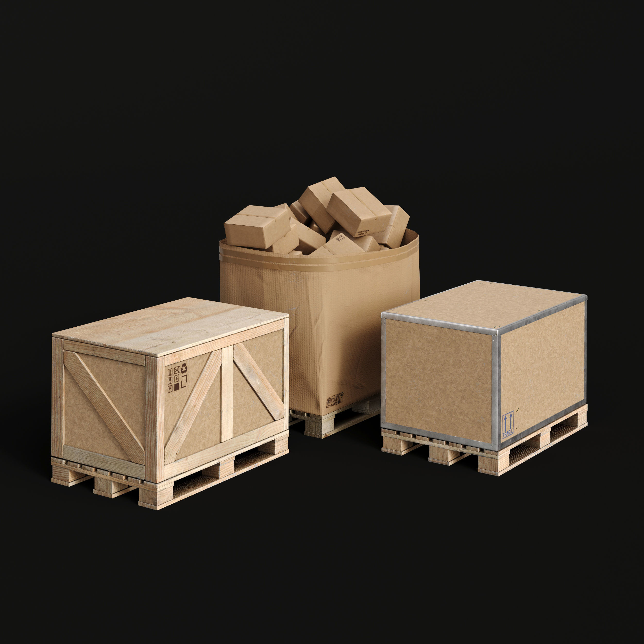 Archmodels vol 295 - factory and warehouse equipment 3D model_13