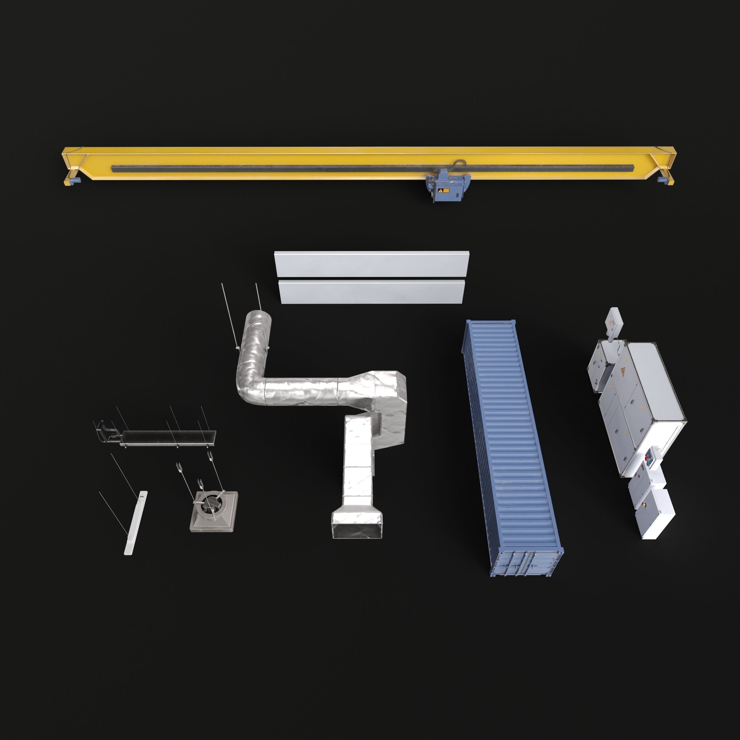 Archmodels vol 295 - factory and warehouse equipment 3D model_45