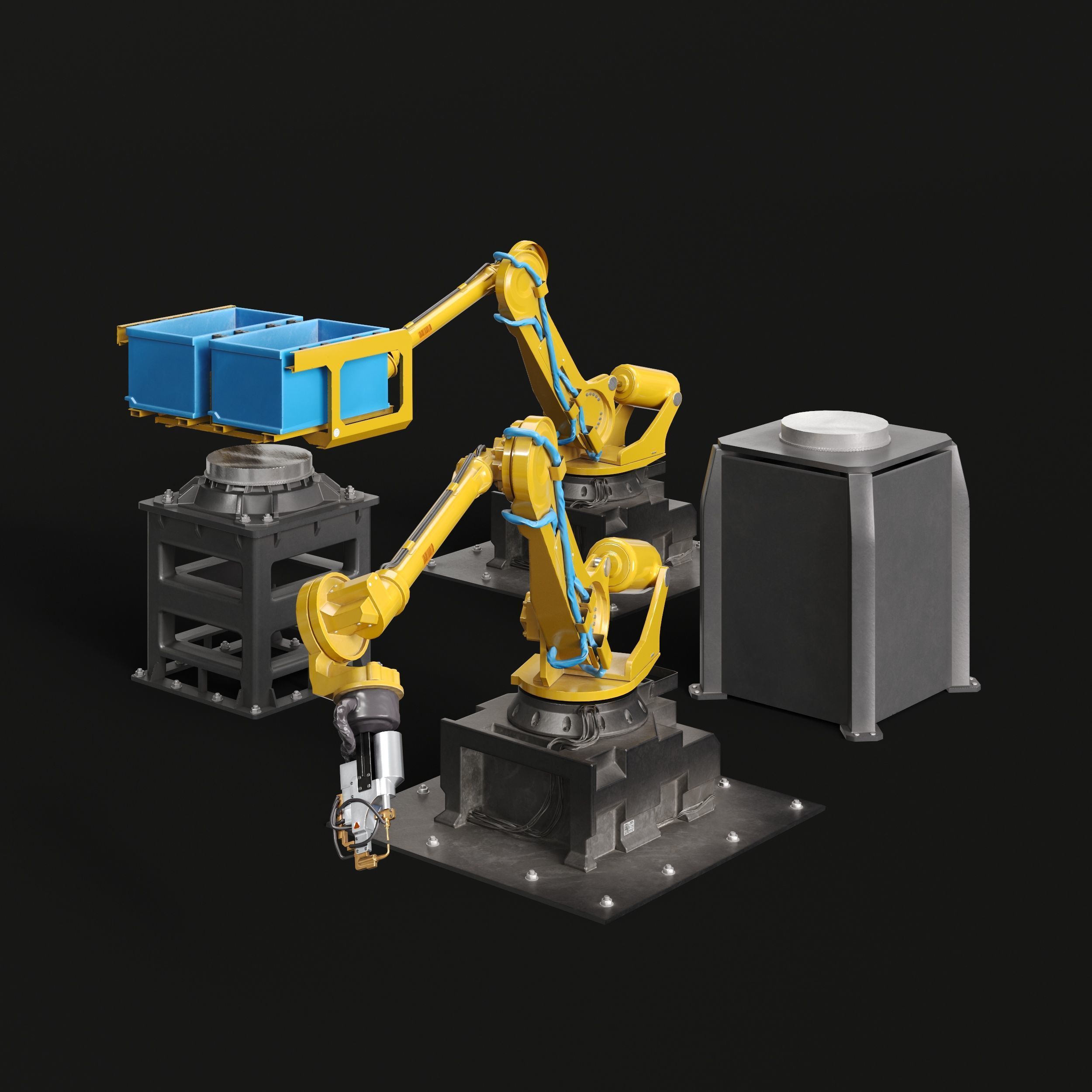 Archmodels vol 295 - factory and warehouse equipment 3D model_19