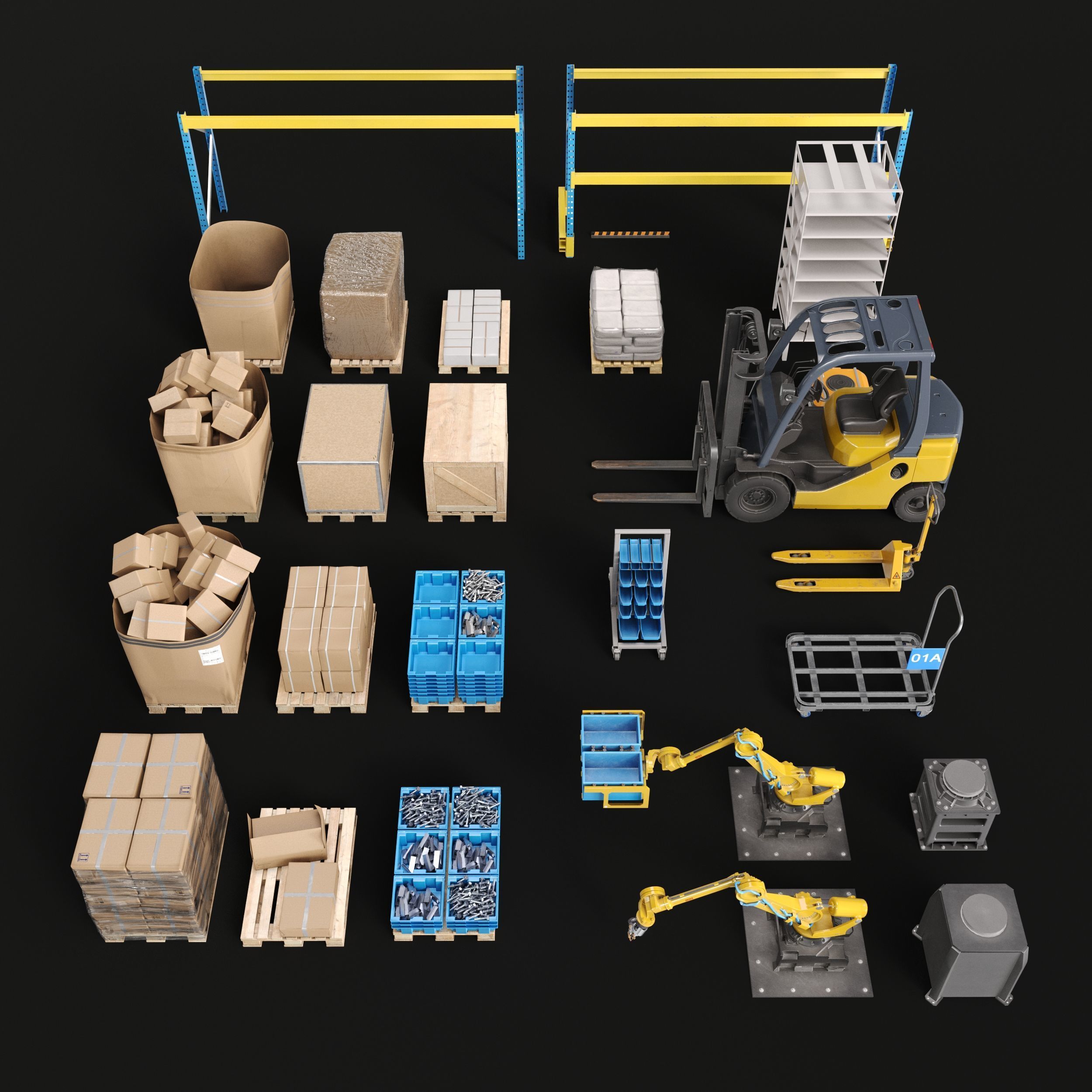 Archmodels vol 295 - factory and warehouse equipment 3D model_41