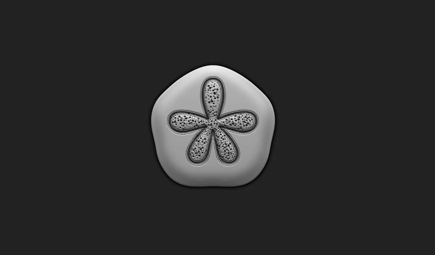 Sand Dollar 04 - Aquarium - Sea Life 3D print model_1