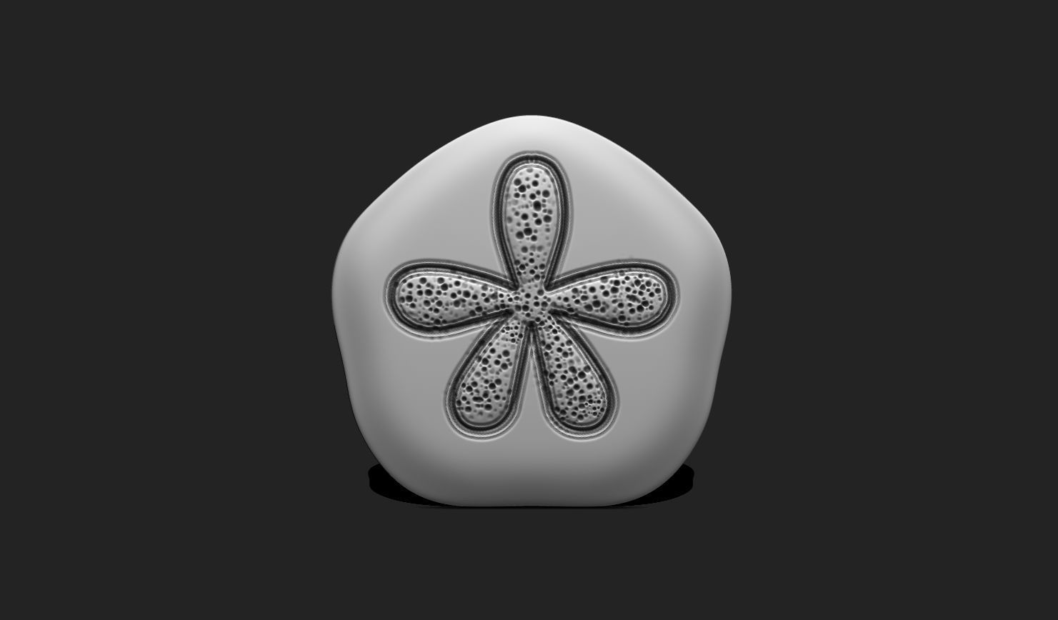 Sand Dollar 04 - Aquarium - Sea Life 3D print model_2