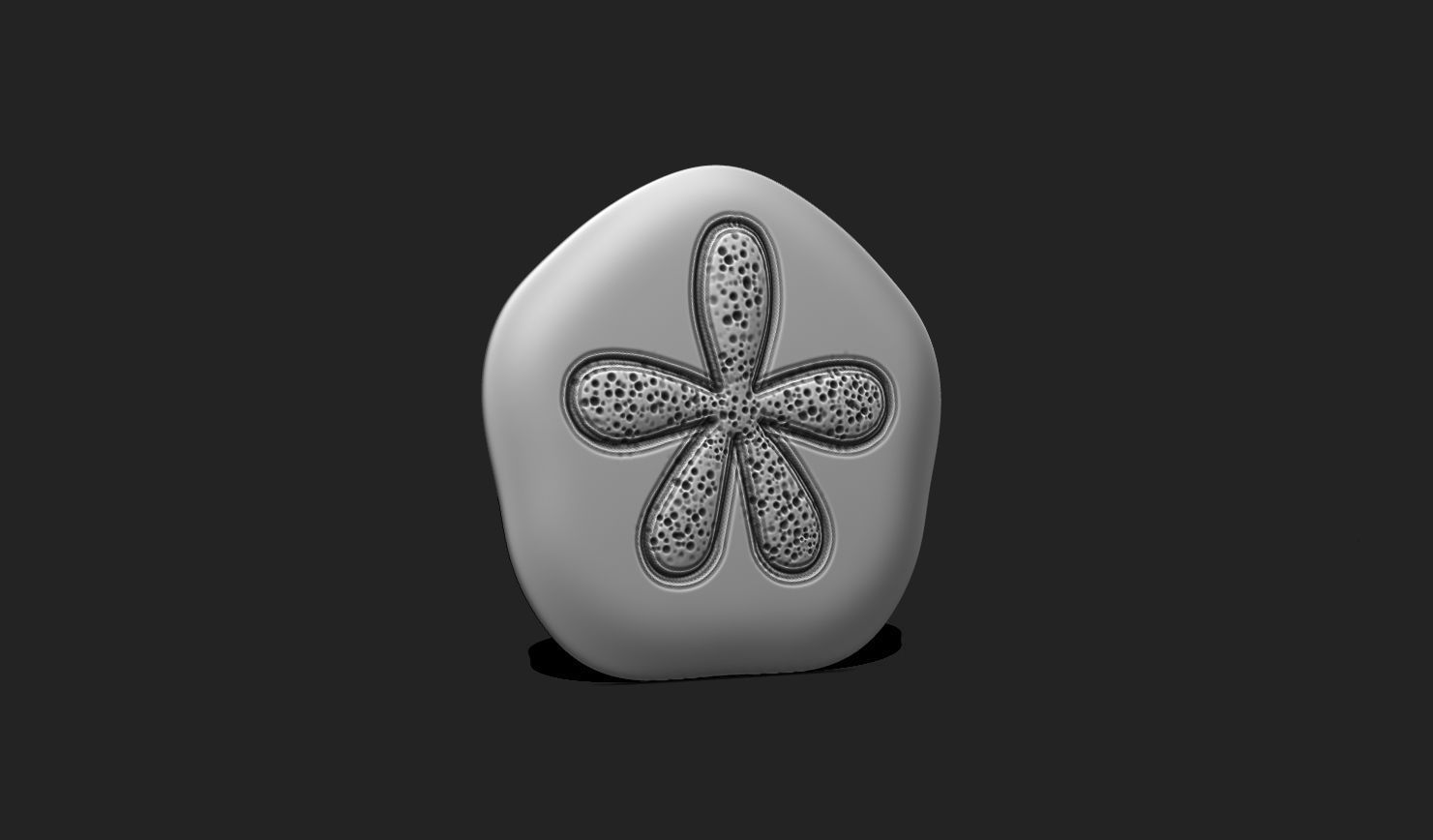 Sand Dollar 04 - Aquarium - Sea Life 3D print model_7