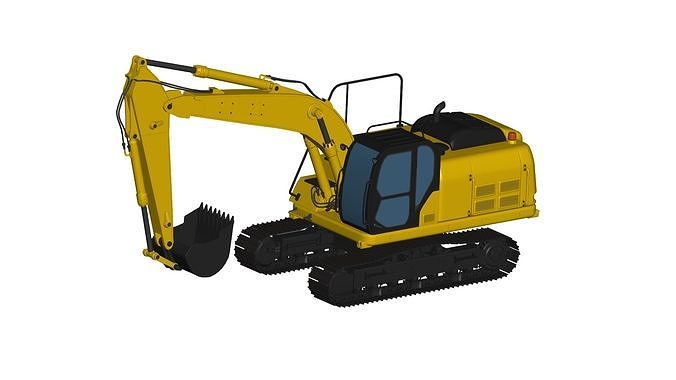 Track Excavator 3D model