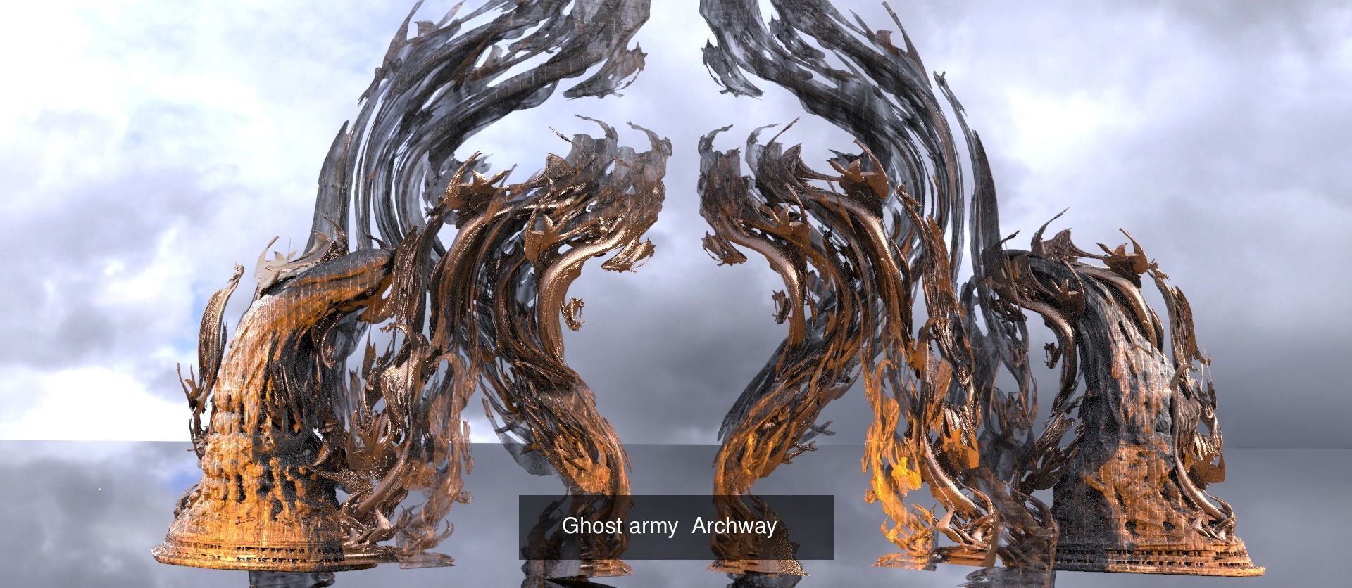 Dantes Angel Ink mirror sculpture collection _26