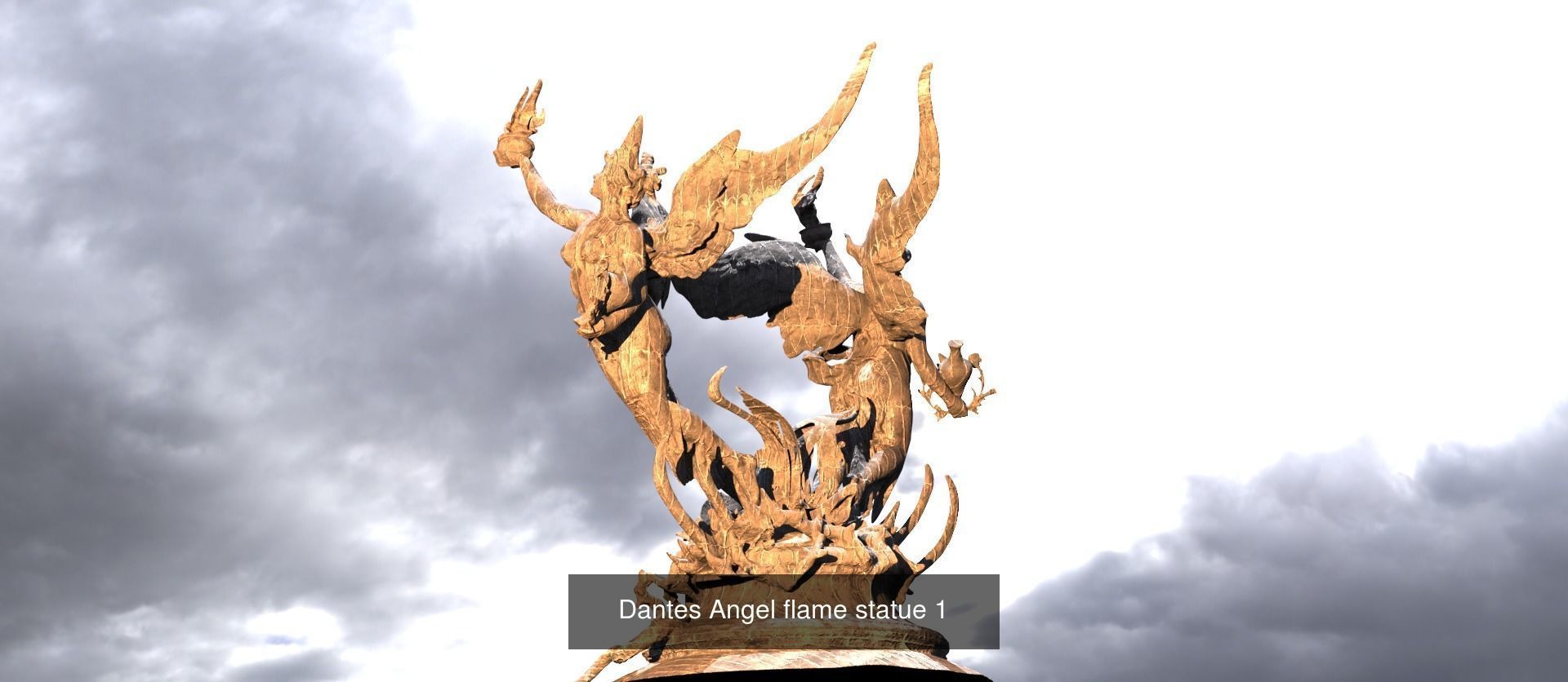 Dantes Angel Ink mirror sculpture collection _10