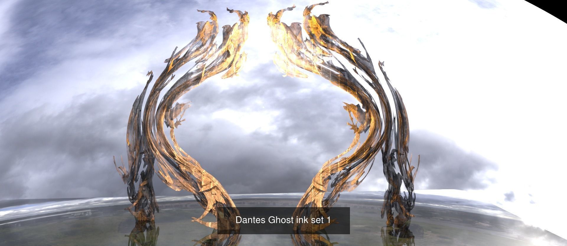 Dantes Angel Ink mirror sculpture collection _29